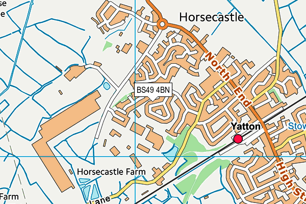 BS49 4BN map - OS VectorMap District (Ordnance Survey)