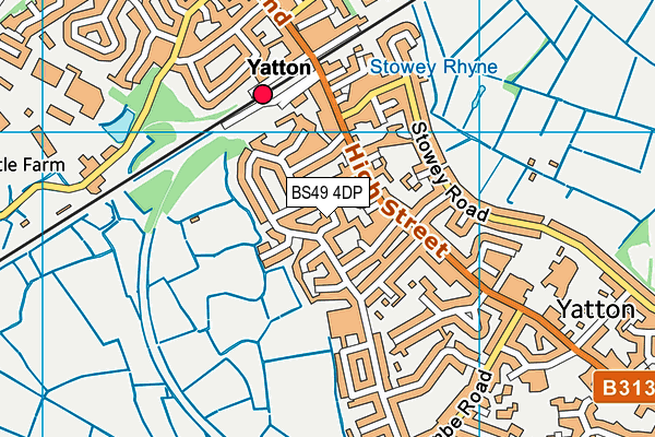 BS49 4DP map - OS VectorMap District (Ordnance Survey)