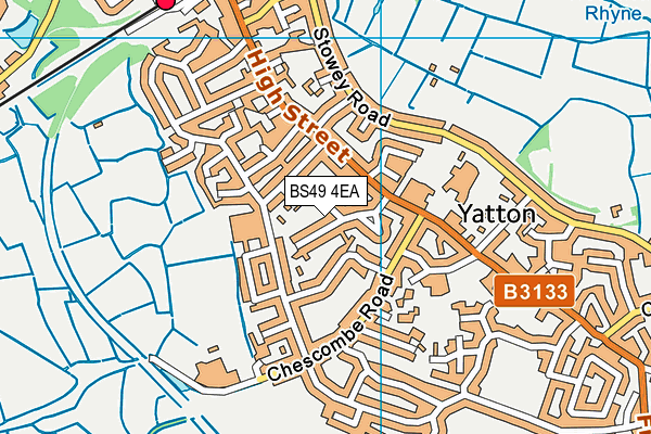 BS49 4EA map - OS VectorMap District (Ordnance Survey)