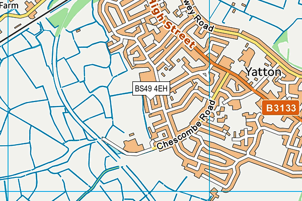 BS49 4EH map - OS VectorMap District (Ordnance Survey)
