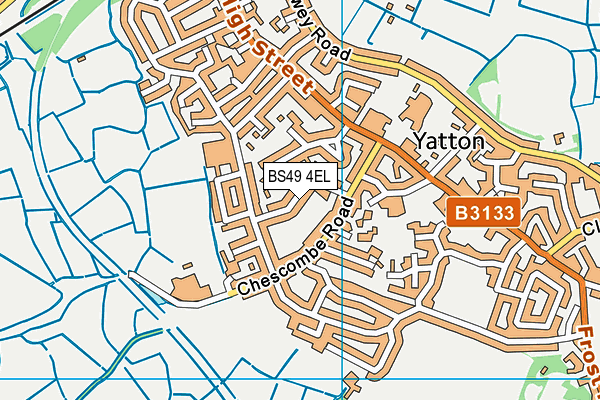 BS49 4EL map - OS VectorMap District (Ordnance Survey)