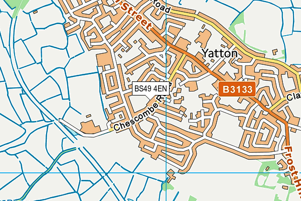 BS49 4EN map - OS VectorMap District (Ordnance Survey)