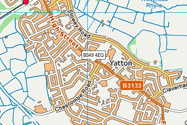 Map of YATTON MASTOR & CO LTD at district scale