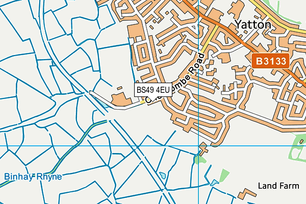 BS49 4EU map - OS VectorMap District (Ordnance Survey)