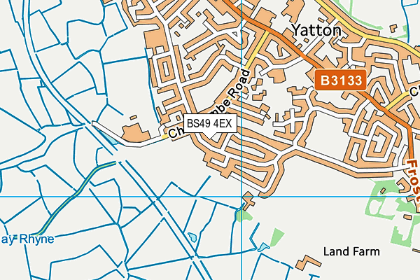 BS49 4EX map - OS VectorMap District (Ordnance Survey)