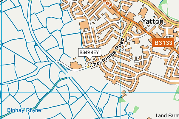 BS49 4EY map - OS VectorMap District (Ordnance Survey)