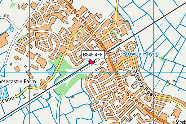 BS49 4FF map - OS VectorMap District (Ordnance Survey)