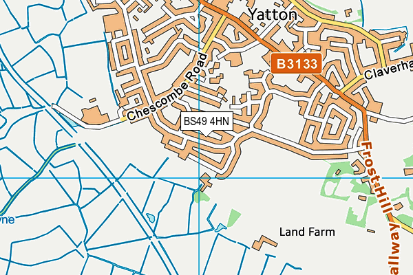 BS49 4HN map - OS VectorMap District (Ordnance Survey)