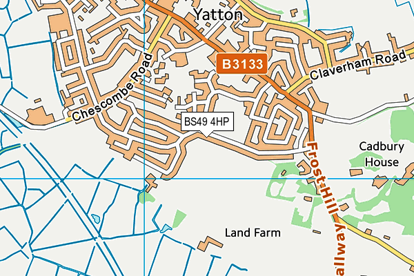 BS49 4HP map - OS VectorMap District (Ordnance Survey)