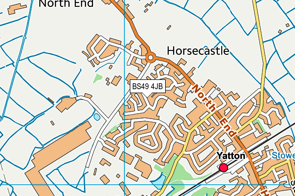 BS49 4JB map - OS VectorMap District (Ordnance Survey)