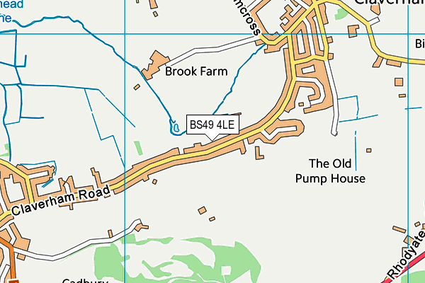 BS49 4LE map - OS VectorMap District (Ordnance Survey)