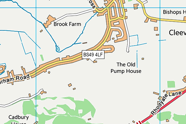 BS49 4LF map - OS VectorMap District (Ordnance Survey)
