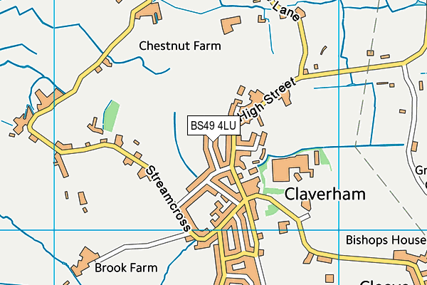 BS49 4LU map - OS VectorMap District (Ordnance Survey)