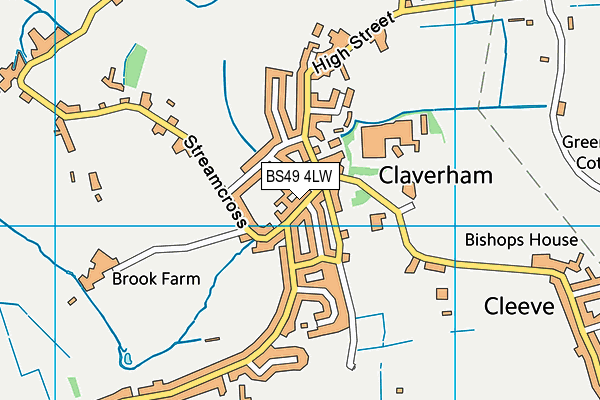 BS49 4LW map - OS VectorMap District (Ordnance Survey)