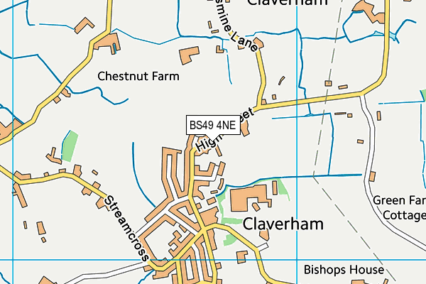 BS49 4NE map - OS VectorMap District (Ordnance Survey)
