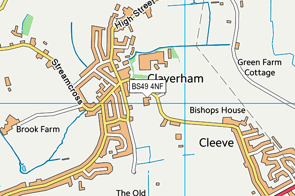 Court-De-Wyck Church School map (BS49 4NF) - OS VectorMap District (Ordnance Survey)
