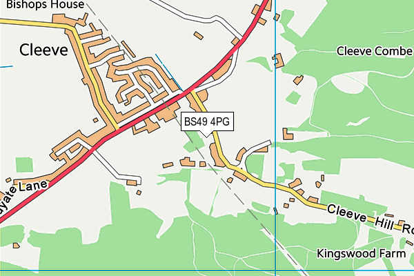 BS49 4PG map - OS VectorMap District (Ordnance Survey)