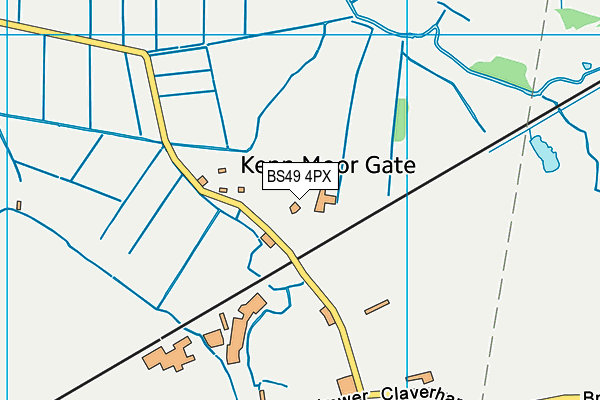 BS49 4PX map - OS VectorMap District (Ordnance Survey)