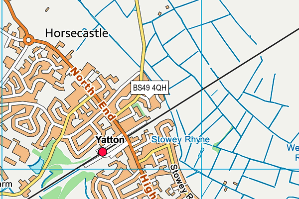 BS49 4QH map - OS VectorMap District (Ordnance Survey)