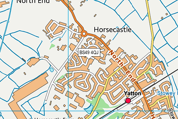 BS49 4QJ map - OS VectorMap District (Ordnance Survey)