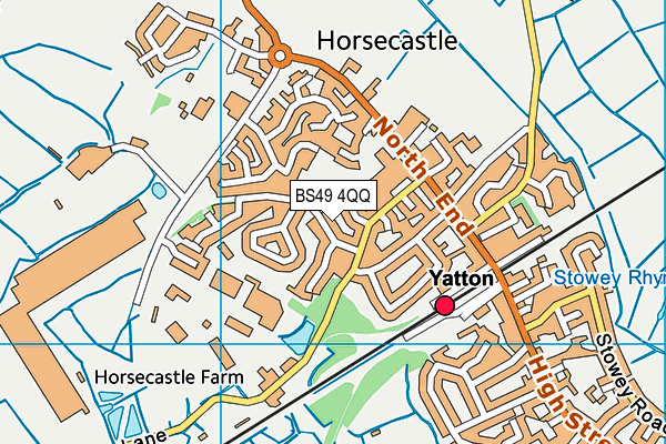 BS49 4QQ map - OS VectorMap District (Ordnance Survey)