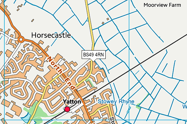 BS49 4RN map - OS VectorMap District (Ordnance Survey)