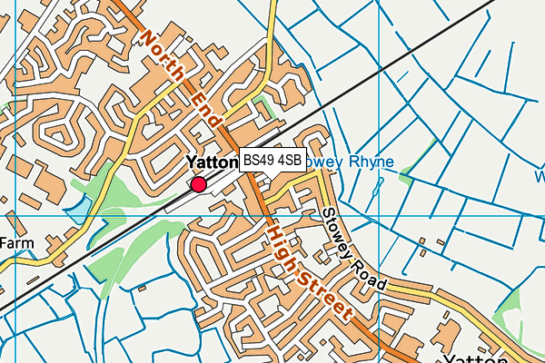 BS49 4SB map - OS VectorMap District (Ordnance Survey)