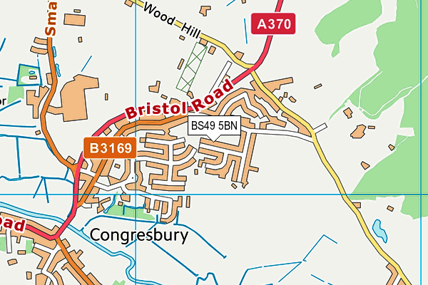 BS49 5BN map - OS VectorMap District (Ordnance Survey)