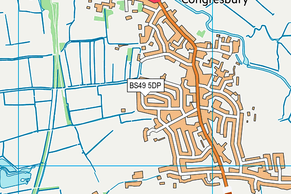 BS49 5DP map - OS VectorMap District (Ordnance Survey)