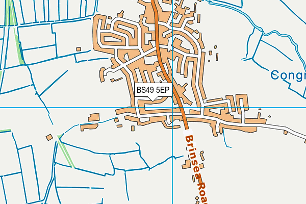 BS49 5EP map - OS VectorMap District (Ordnance Survey)