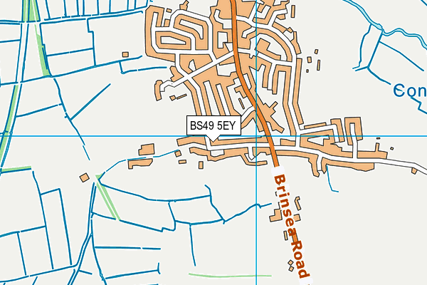 BS49 5EY map - OS VectorMap District (Ordnance Survey)