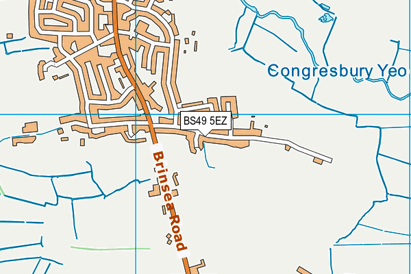 BS49 5EZ map - OS VectorMap District (Ordnance Survey)