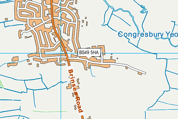 BS49 5HA map - OS VectorMap District (Ordnance Survey)