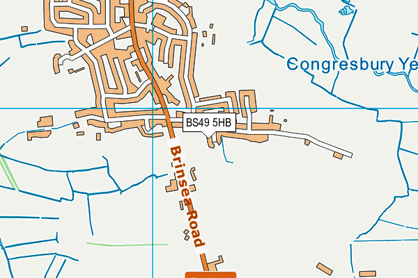 BS49 5HB map - OS VectorMap District (Ordnance Survey)