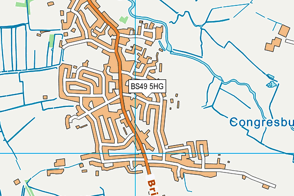 BS49 5HG map - OS VectorMap District (Ordnance Survey)
