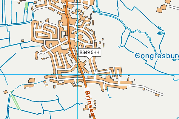 BS49 5HH map - OS VectorMap District (Ordnance Survey)