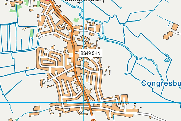 BS49 5HN map - OS VectorMap District (Ordnance Survey)