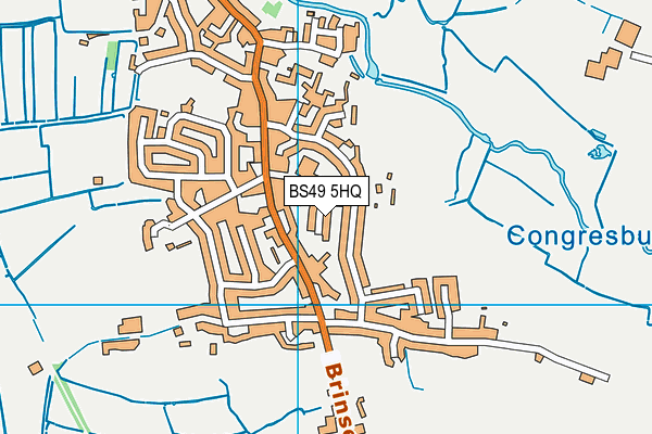 BS49 5HQ map - OS VectorMap District (Ordnance Survey)