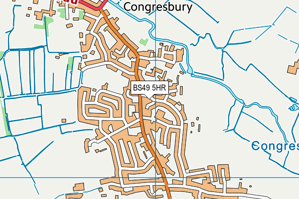 BS49 5HR map - OS VectorMap District (Ordnance Survey)