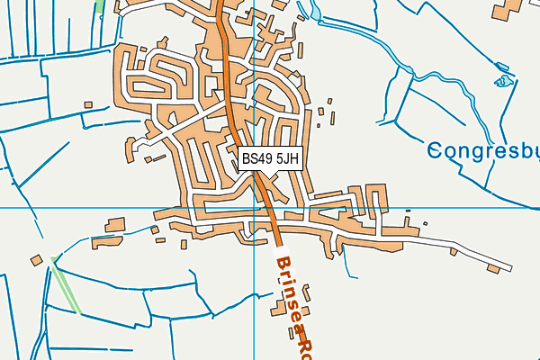 BS49 5JH map - OS VectorMap District (Ordnance Survey)