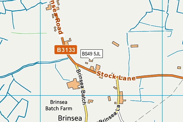 BS49 5JL map - OS VectorMap District (Ordnance Survey)