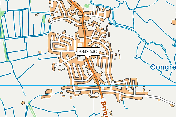 BS49 5JQ map - OS VectorMap District (Ordnance Survey)
