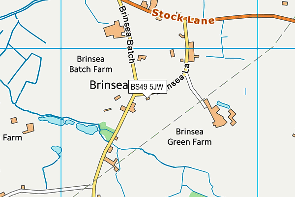 BS49 5JW map - OS VectorMap District (Ordnance Survey)