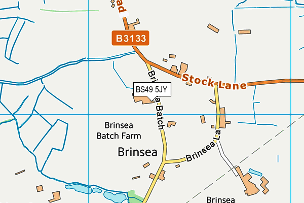 BS49 5JY map - OS VectorMap District (Ordnance Survey)
