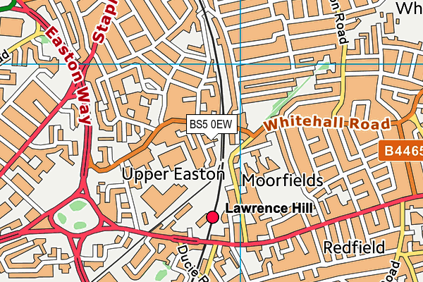 BS5 0EW map - OS VectorMap District (Ordnance Survey)