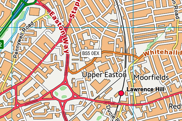 BS5 0EX map - OS VectorMap District (Ordnance Survey)