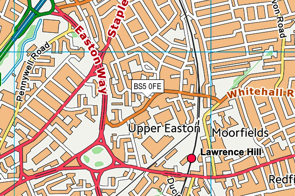 BS5 0FE map - OS VectorMap District (Ordnance Survey)