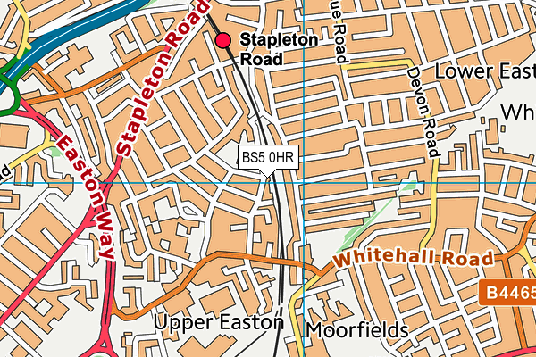 Bannerman Road Community Academy map (BS5 0HR) - OS VectorMap District (Ordnance Survey)