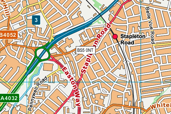 BS5 0NT map - OS VectorMap District (Ordnance Survey)