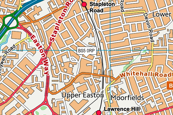BS5 0RP map - OS VectorMap District (Ordnance Survey)